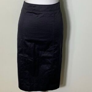 Burberry midi skirt; quiet luxury